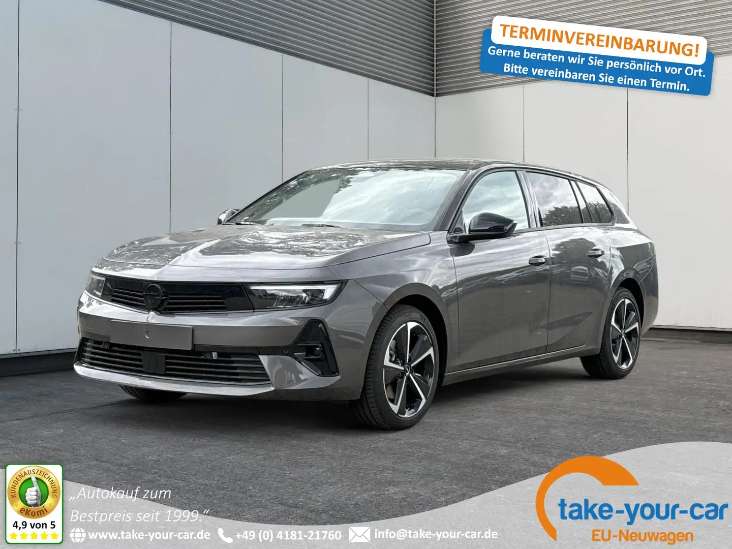 Opel Astra GS 360° KAMERA+PDC+LED+17'' LM 1.5 Diesel 96 kW... Grau - 1