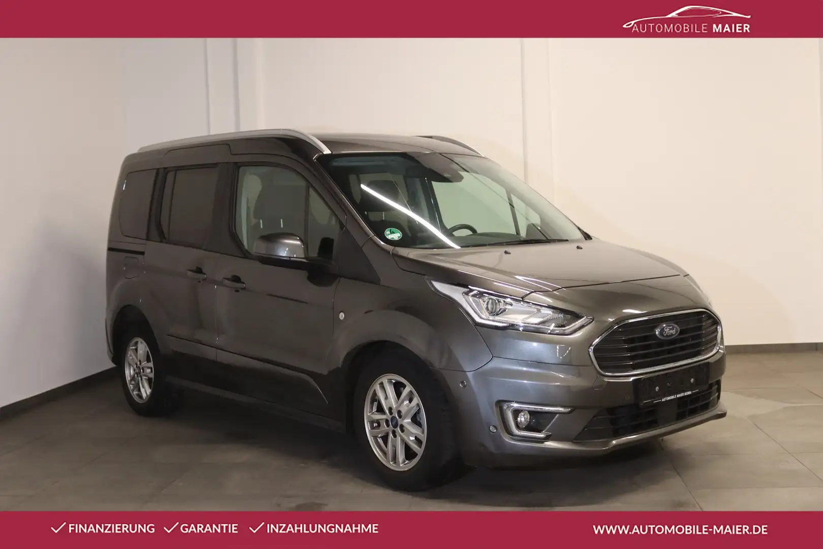 Ford Tourneo Connect 1.5 TDCi Titanium Aut.-KAM-AHK- Gris - 1