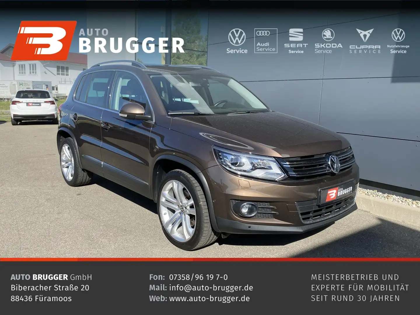 Volkswagen Tiguan 2.0 TDI Sport & Style AHK NAVI KAMERA PANO Bruin - 1