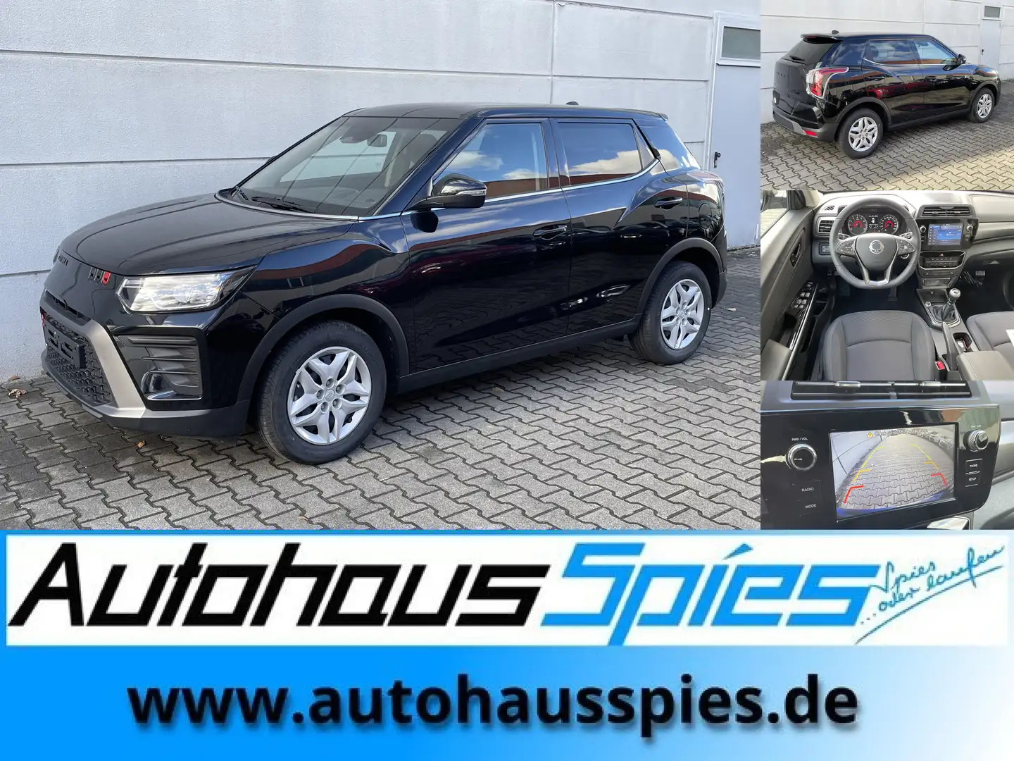 SsangYong Tivoli 1,5 T-GDI 2WD MT Spezial RKam CarPlay AndAuto Shz Fekete - 1