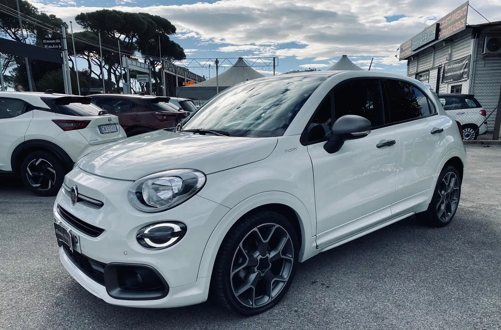Fiat 500X Sport **POSS.PACK MEDIA**VED.NOTE Blanc - 1