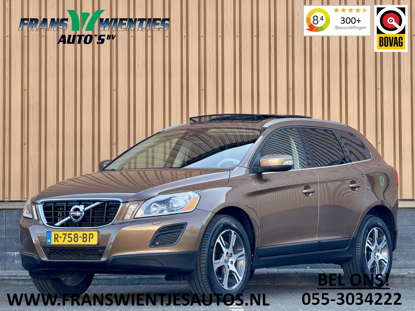 Volvo XC60 3.0 T6 AWD Summum | 305 PK! | 6 Cilinder | Panoram Bruin - 1