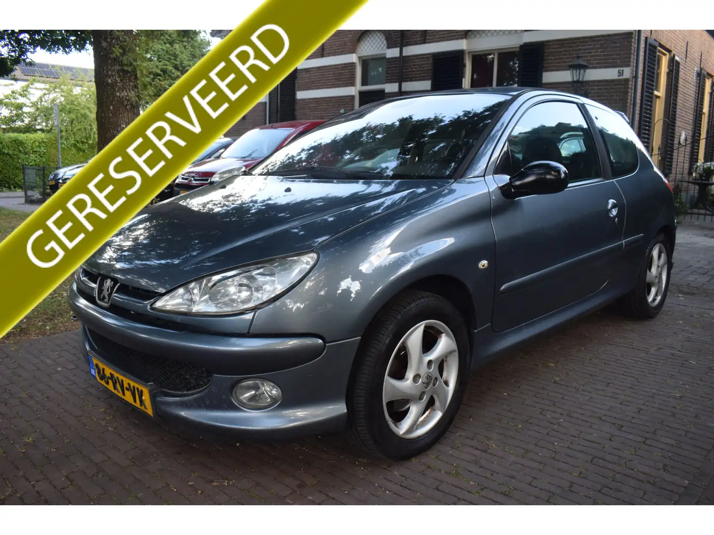 Peugeot 206 1.6-16V Griffe Airco/Leer Grigio - 1