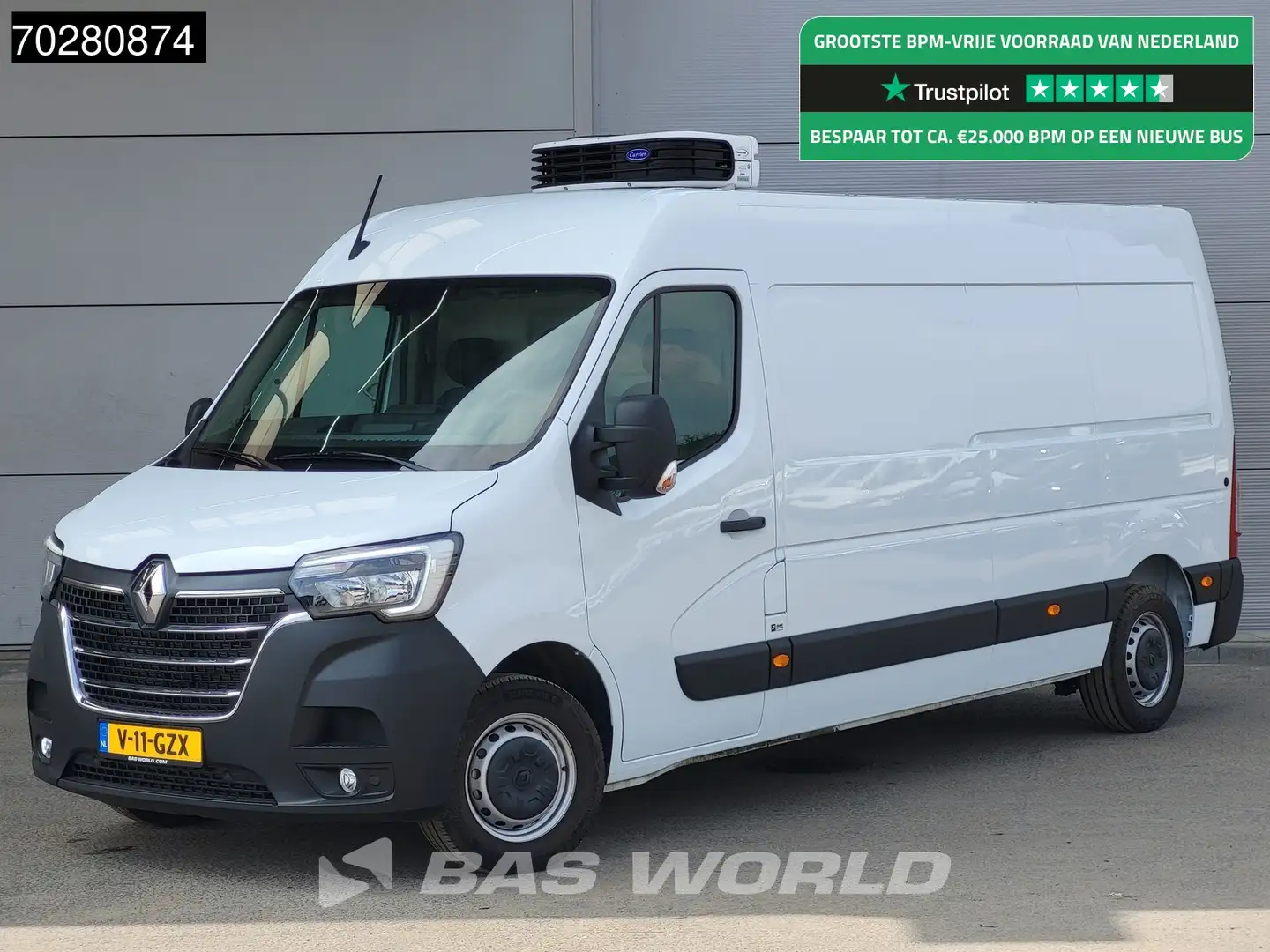 Renault Master 135PK Koelwagen Vrieswagen Carrier Xarios 200 -18 Blanc - 1