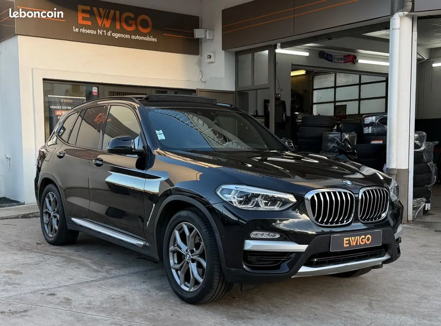 BMW X3 (g01) xdrive 20d 190 bva8 xline + toit ouvrant camera hud hayon electrique Nero - 1