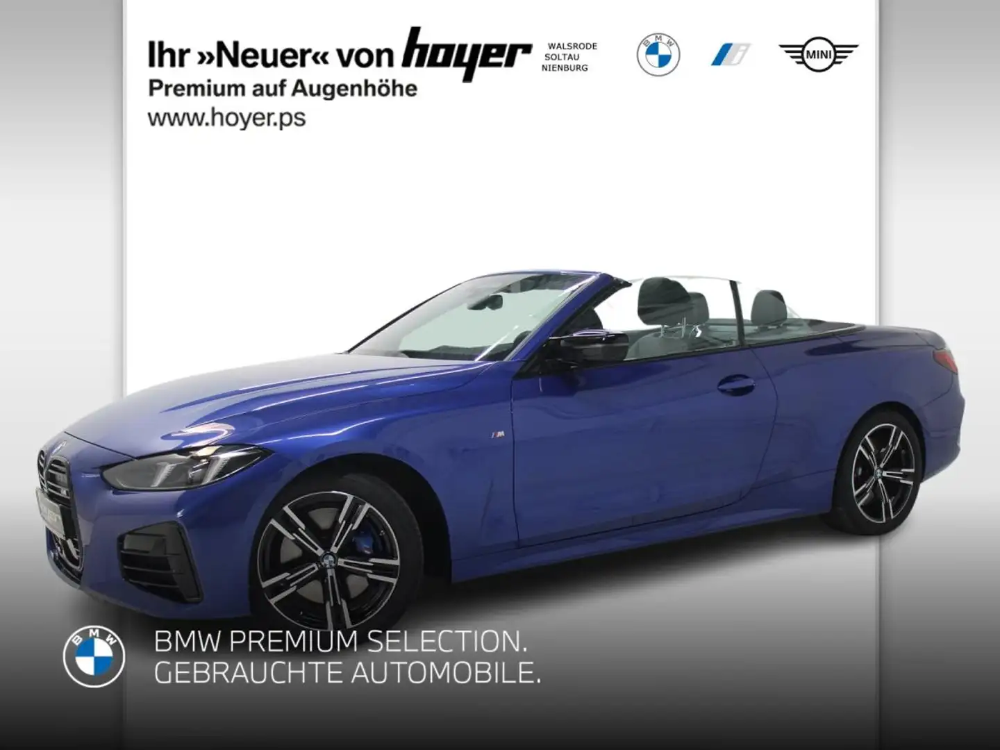 BMW 440 xDrive Cabrio HK HiFi DAB LED RFK Shz PDC Blau - 1
