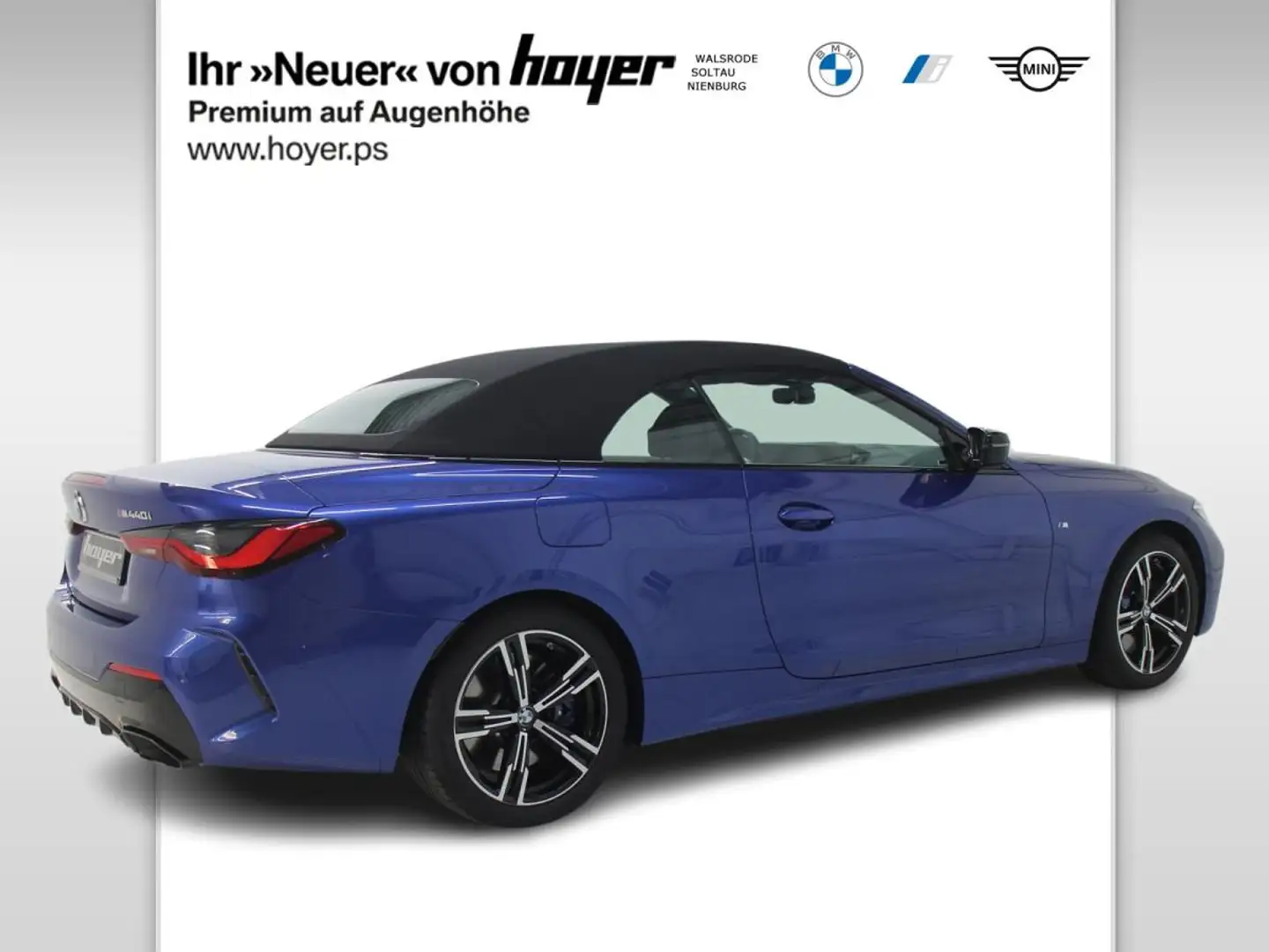 BMW 440 xDrive Cabrio HK HiFi DAB LED RFK Shz PDC Blau - 2