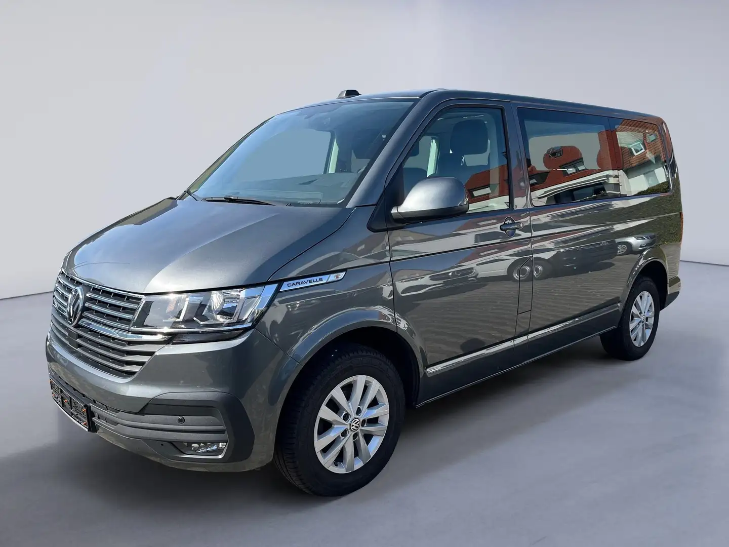Volkswagen T6.1 Caravelle DSG Lang Comfortline+STHZ+Navi+El. Schiebetür+ Grau - 2