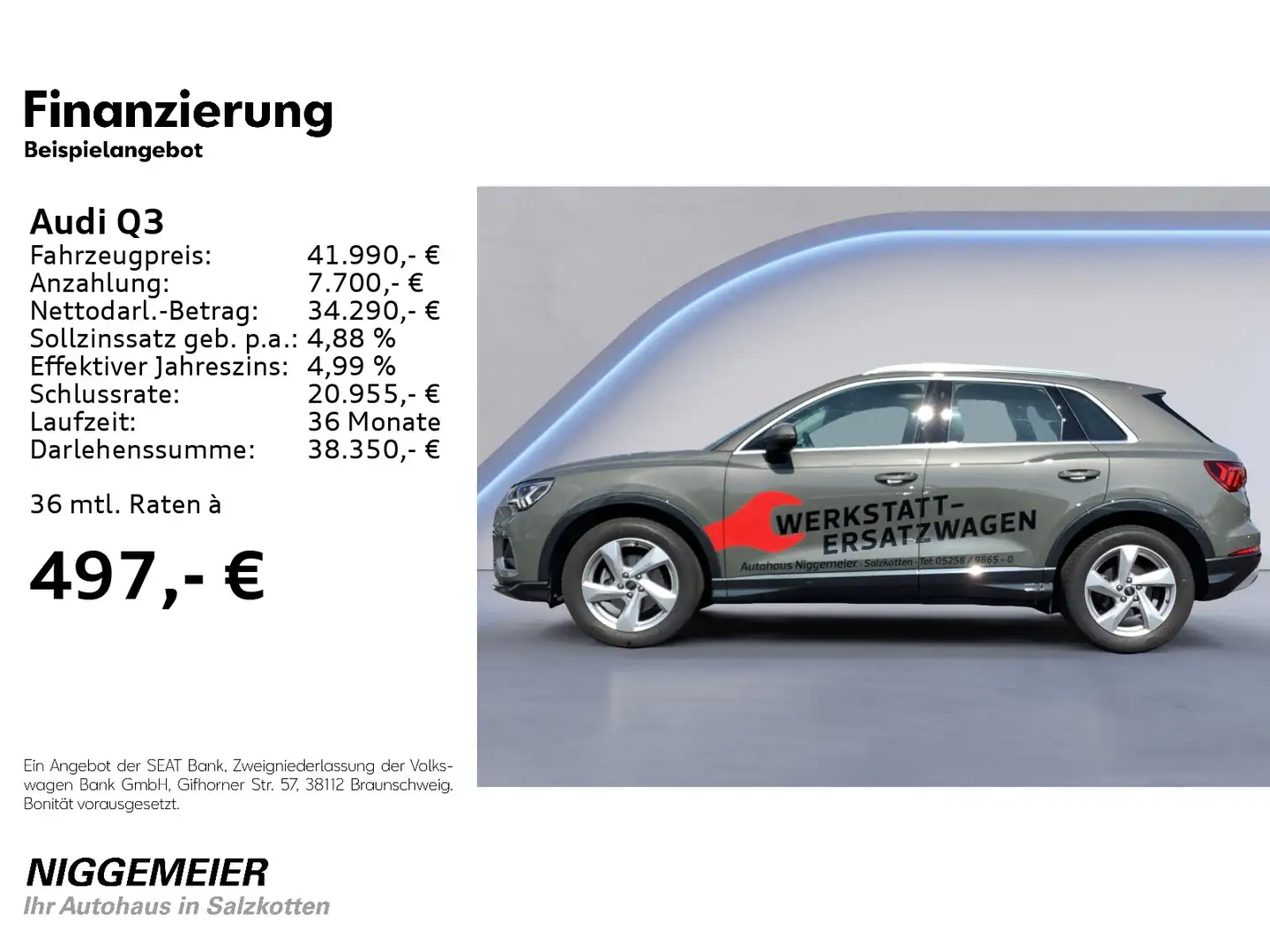 Audi Q3 35TFSI S tronic advanced LED+KAMERA+EL.HECKKL Gris - 2