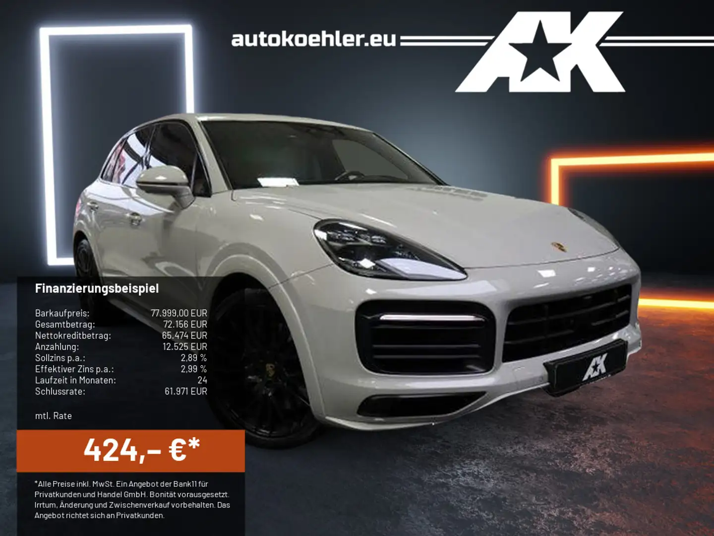 Porsche Cayenne GTS Head-Up Massage Standh. Panorama DAB Grijs - 1