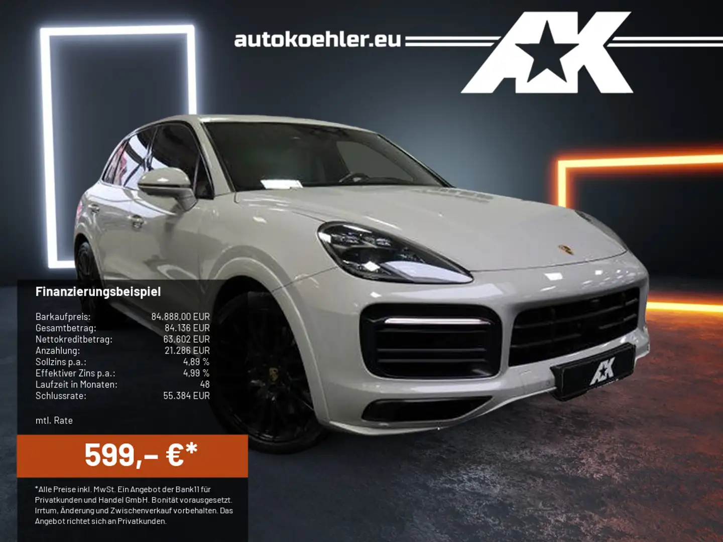 Porsche Cayenne GTS Head-Up Massage Standh. Panorama DAB Сірий - 1