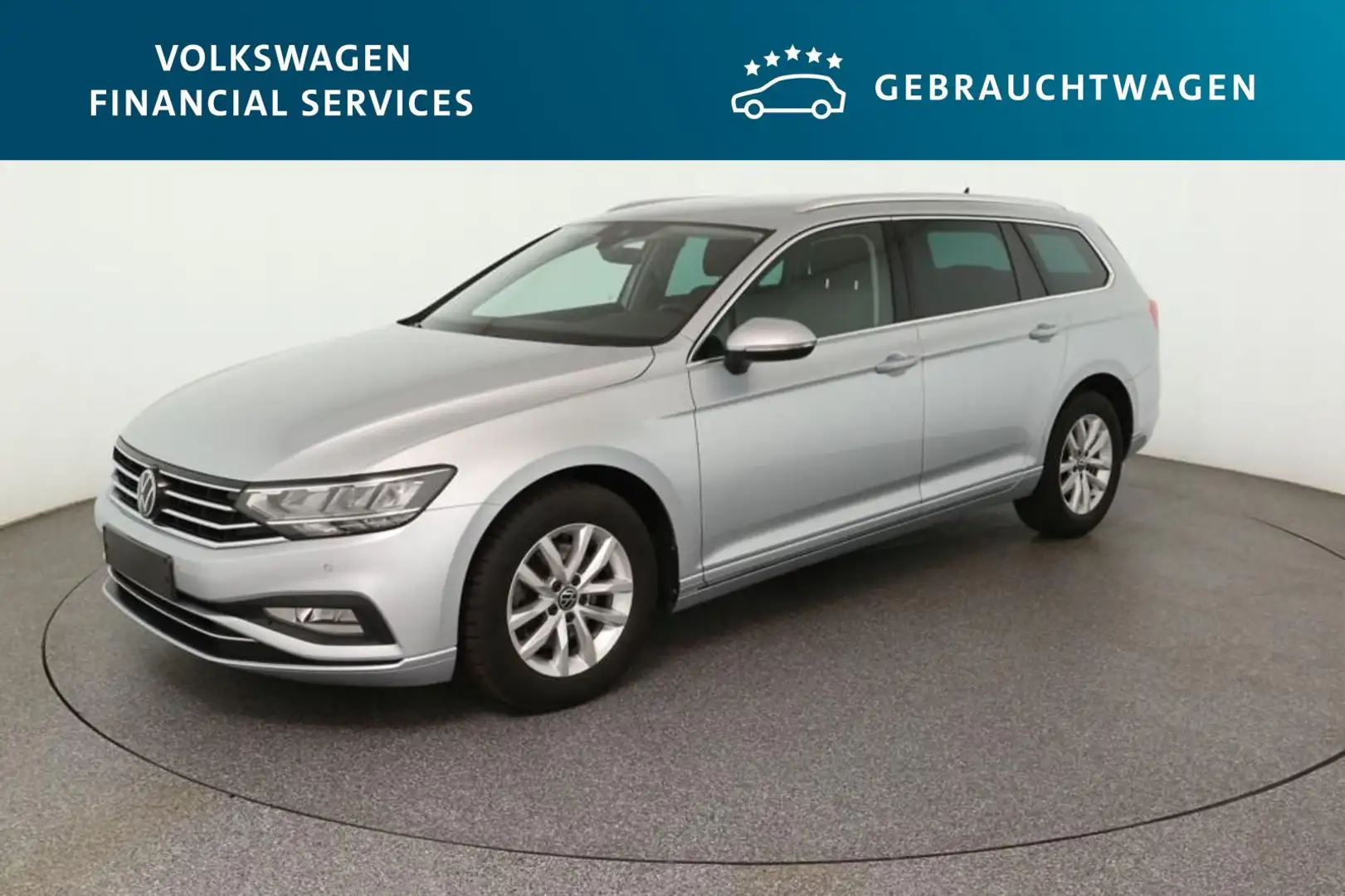 Volkswagen Passat Variant Business 2.0 TDI SCR Tempo*PDC*SH Argent - 1