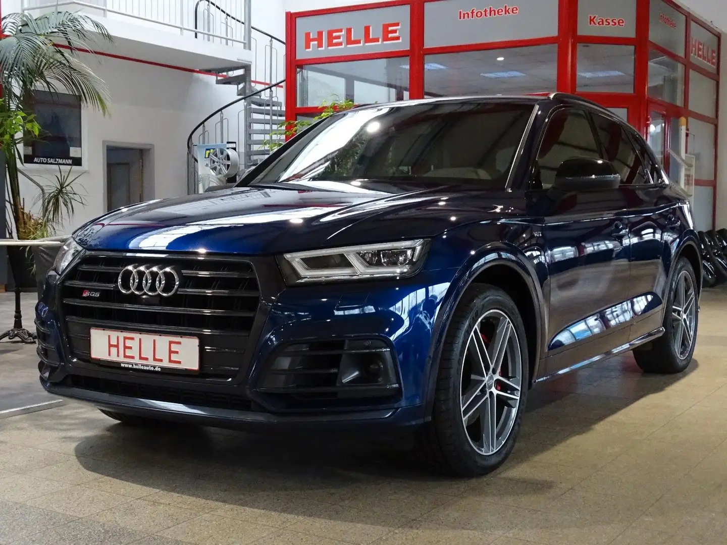 Audi SQ5 3.0 TFSI quattro*STHZ+B&O+ACC+360° Blauw - 1