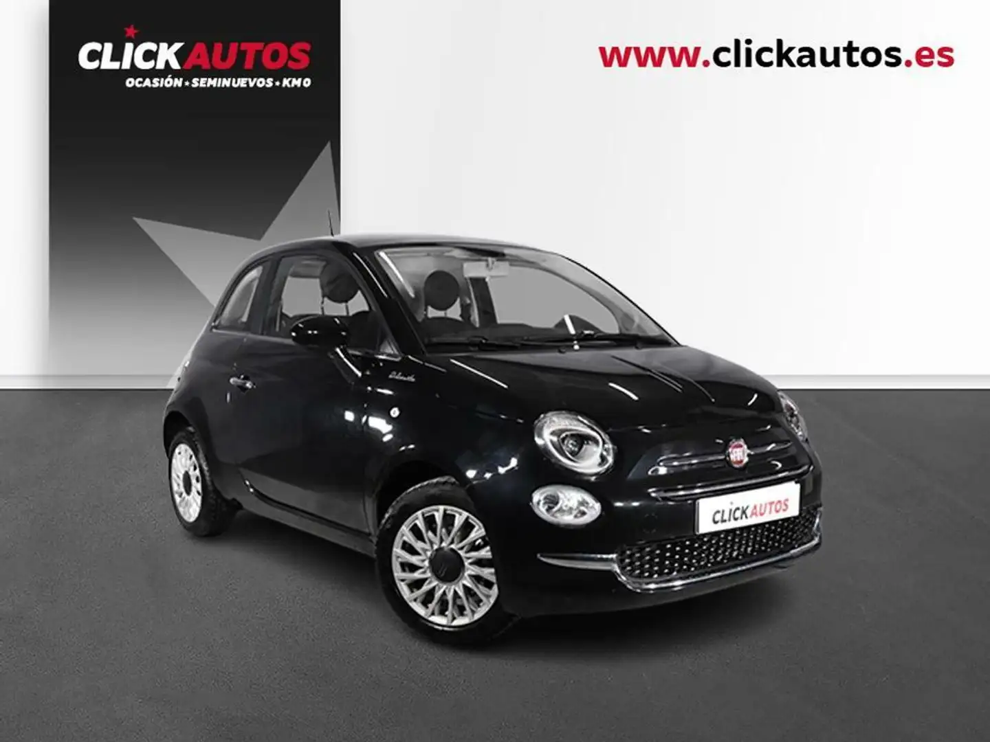 Fiat 500 1.0 Hybrid 70CV Dolcevita Negro - 2