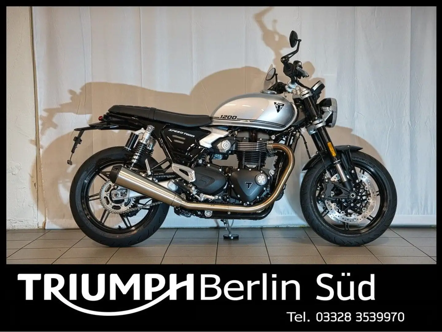 Triumph Speed Twin 1200 Plateado - 1