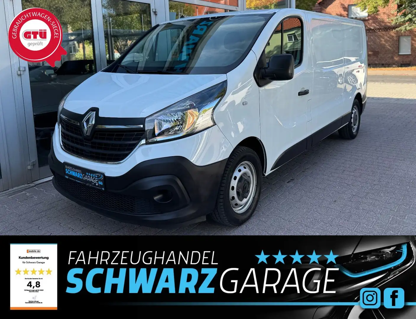 Renault Trafic Kasten L2H1 2,7t Komfort*ALLWETTER* Weiß - 1