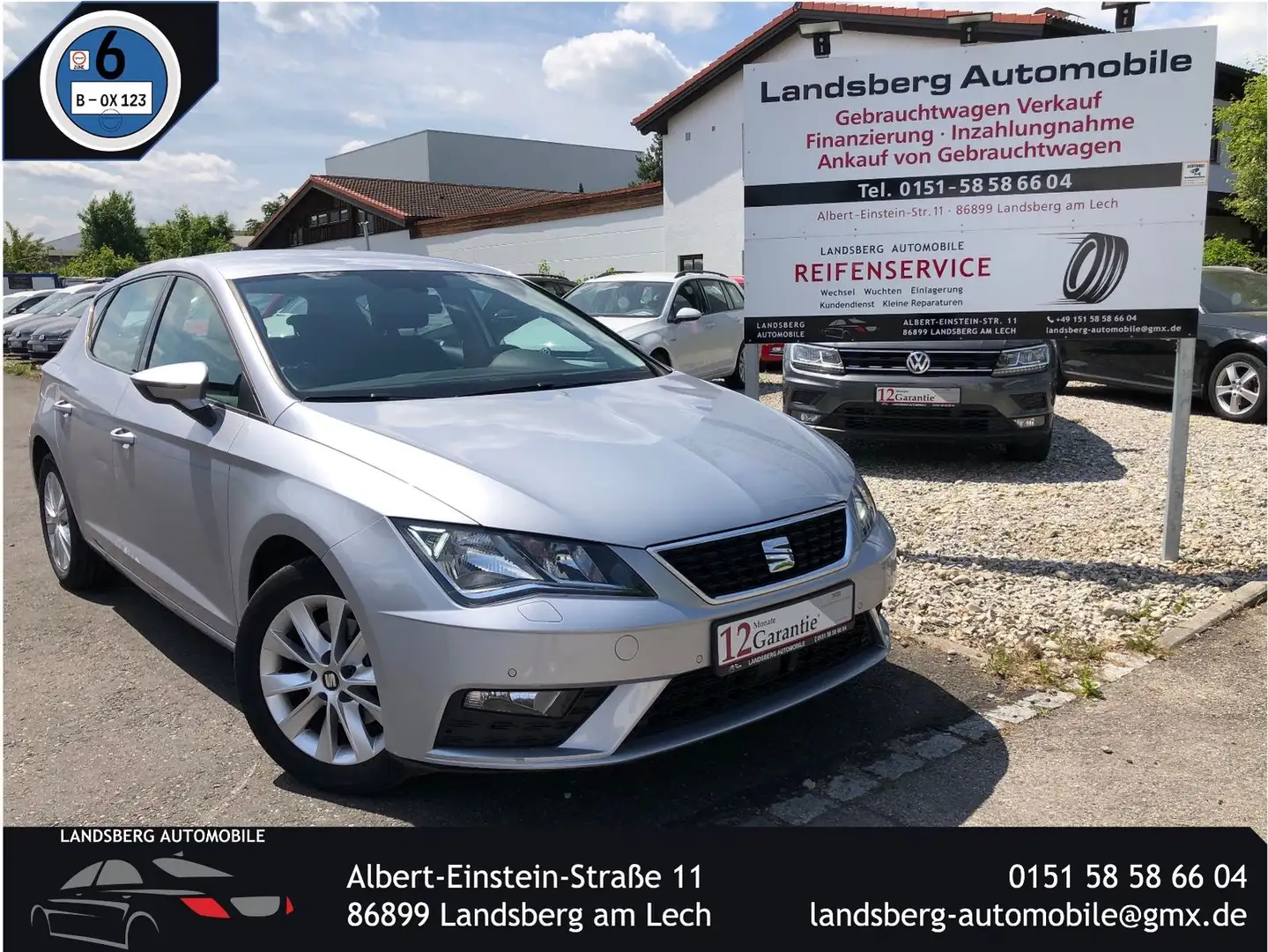 SEAT Leon 1.4TGI Style*KLima*Sitzheizung Argent - 1