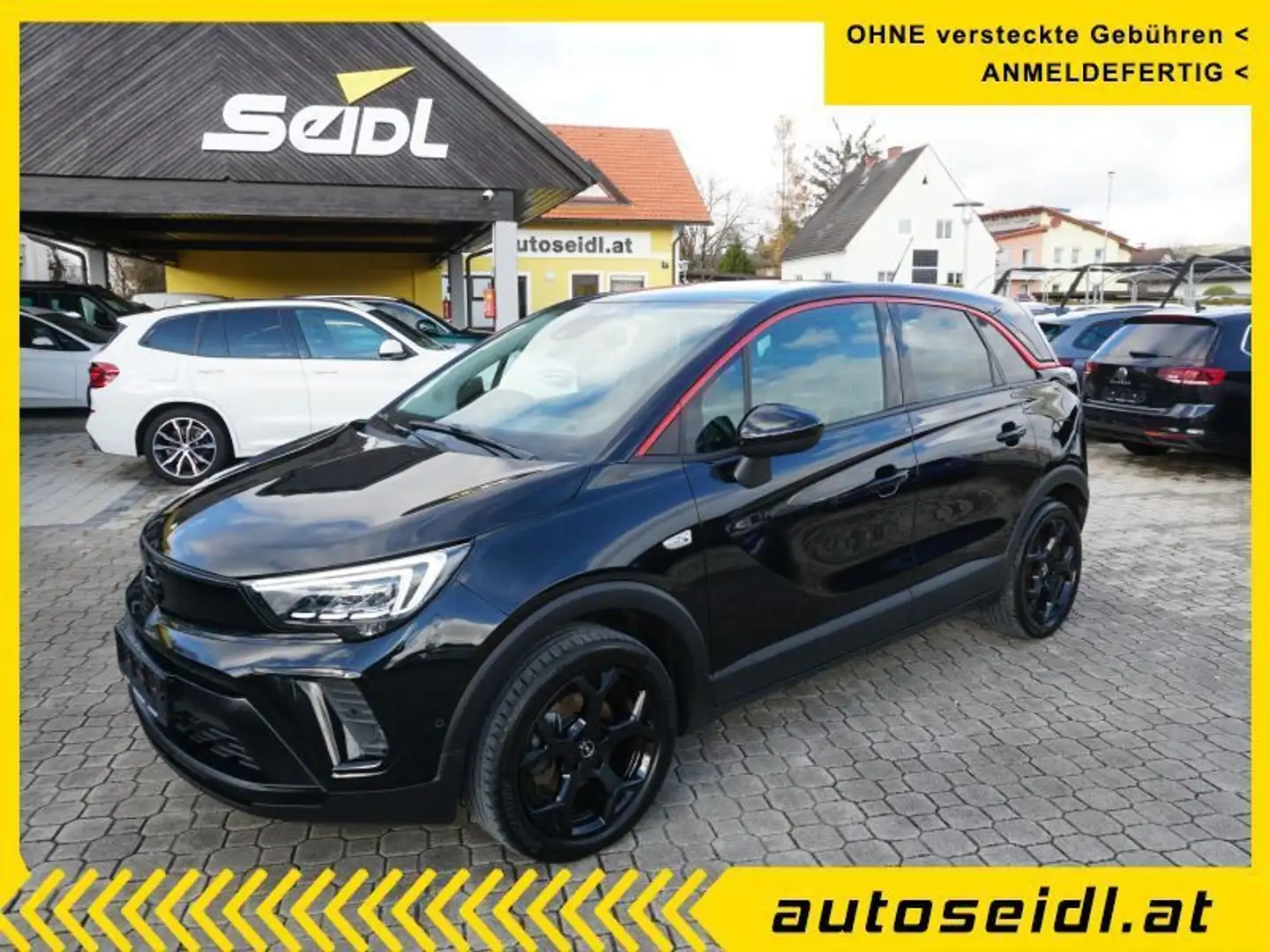 Opel Crossland 1,2 Turbo GS *TOPAUSSTATTUNG* Schwarz - 1