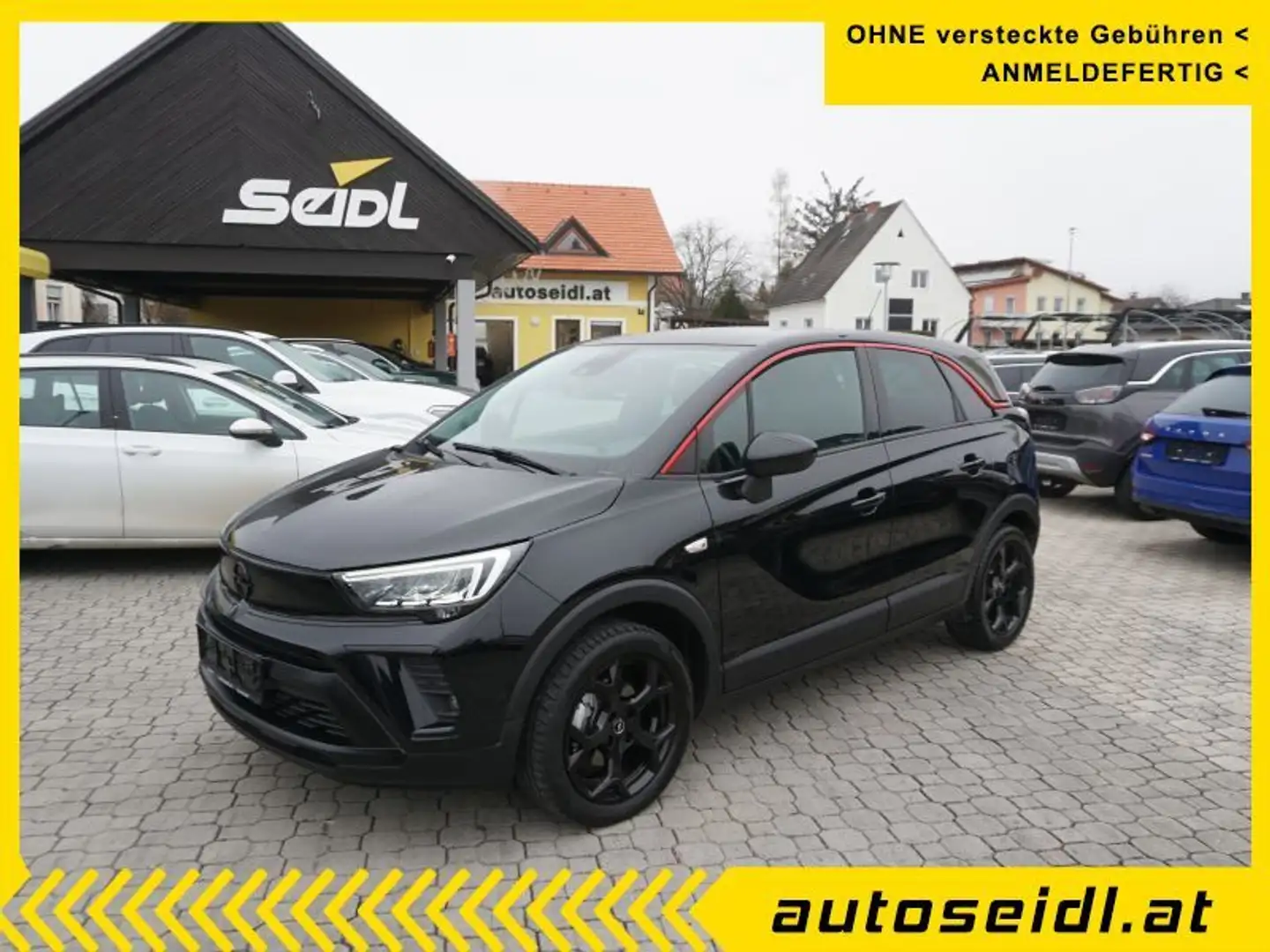 Opel Crossland 1,2 Turbo GS *TOPAUSSTATTUNG* Schwarz - 1