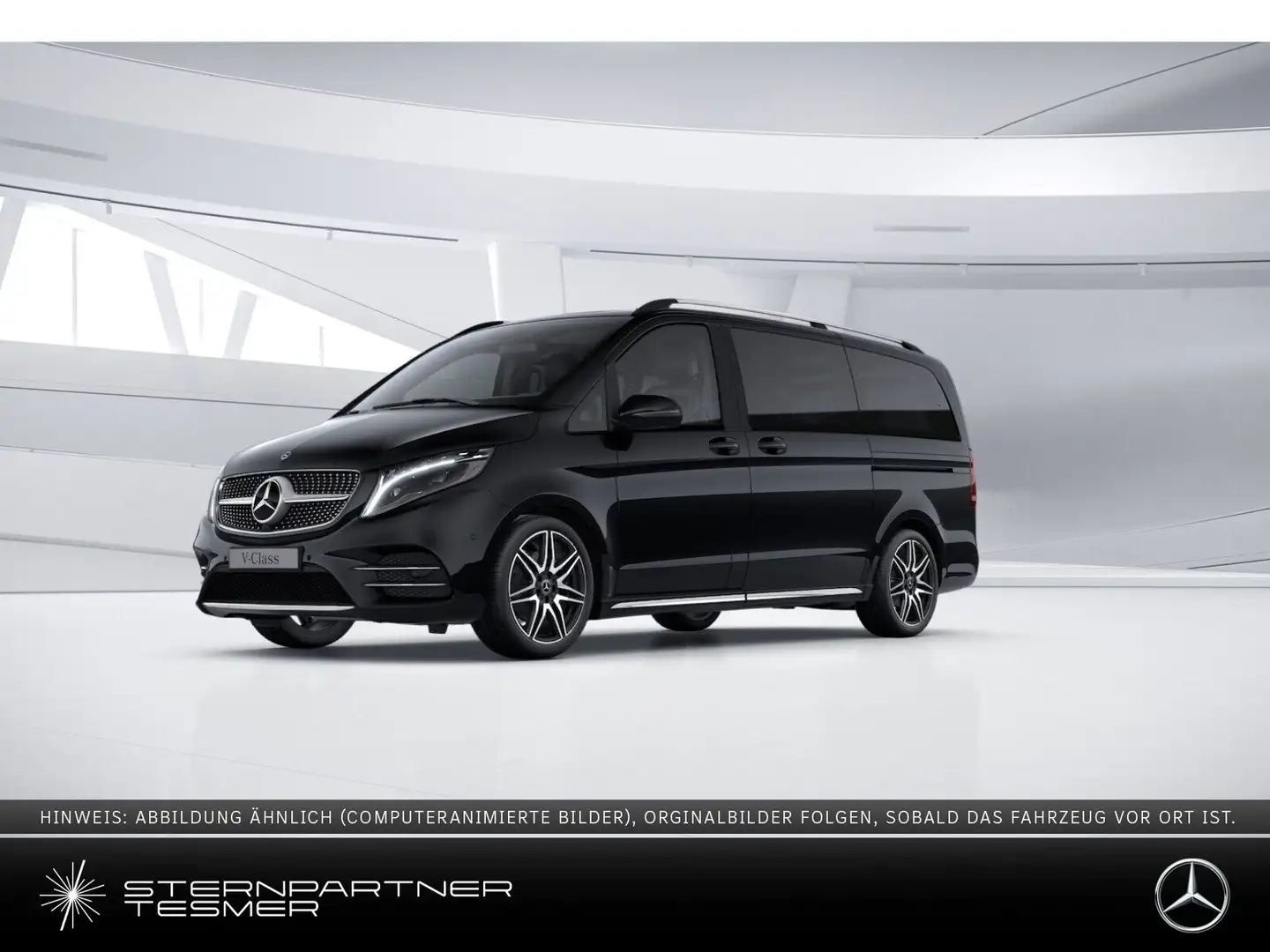 Mercedes-Benz V 300 d AMG+KAMERA+360°+AHK+NAVI+BURMESTER+LED Schwarz - 1