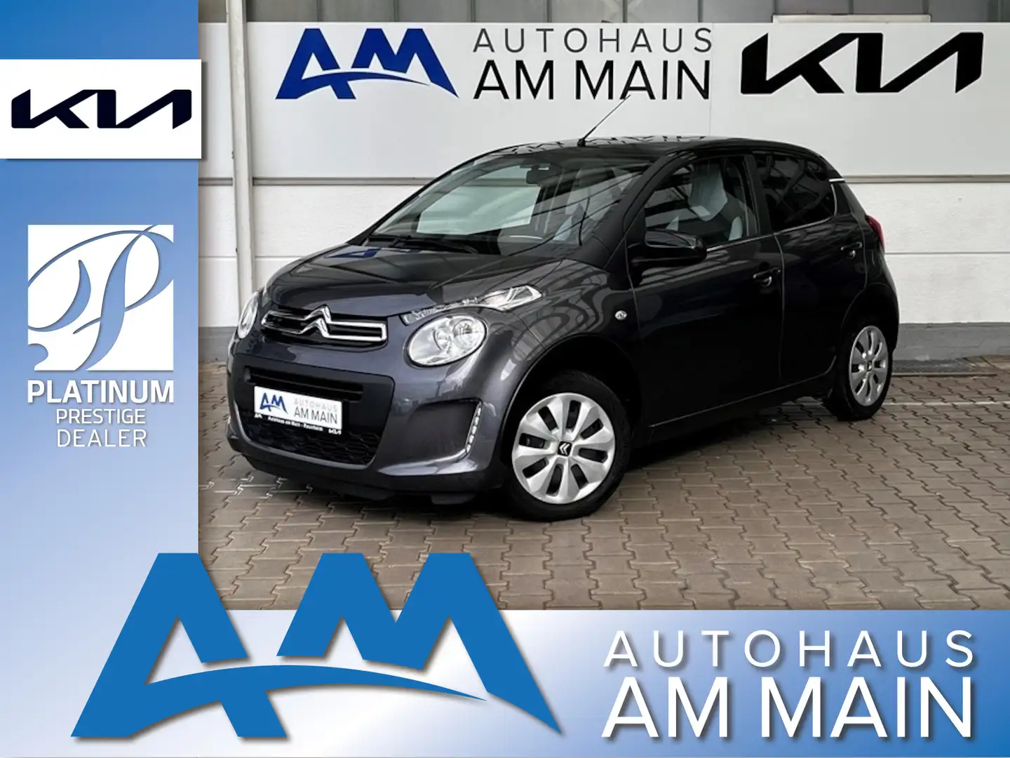 Citroen C1 1.0 Millenium | SHZ | Klima Gris - 1