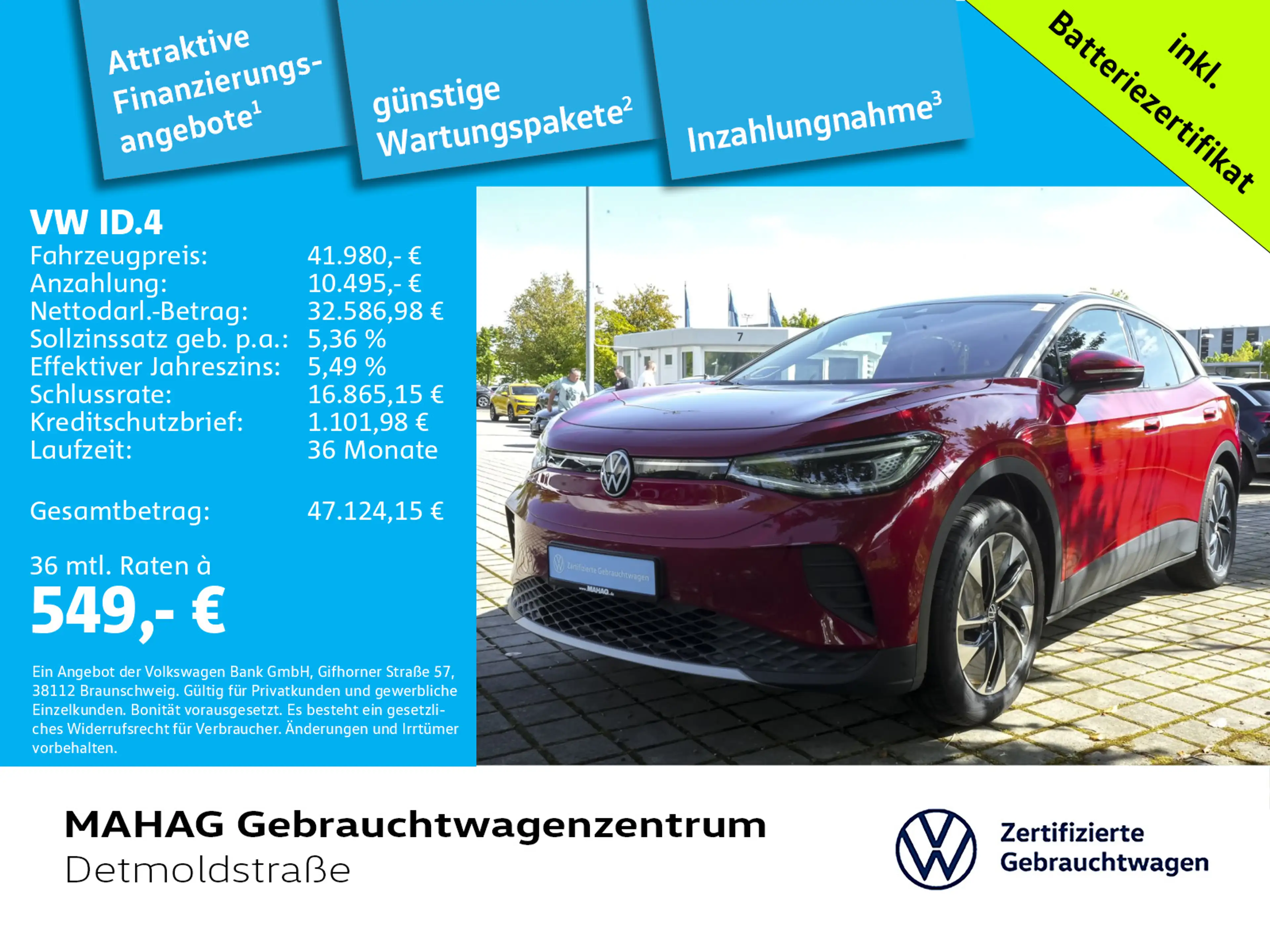 Volkswagen ID.4 Pro 210kW WärmePu CCS IQ.Light Navi H&K Par — photo 2