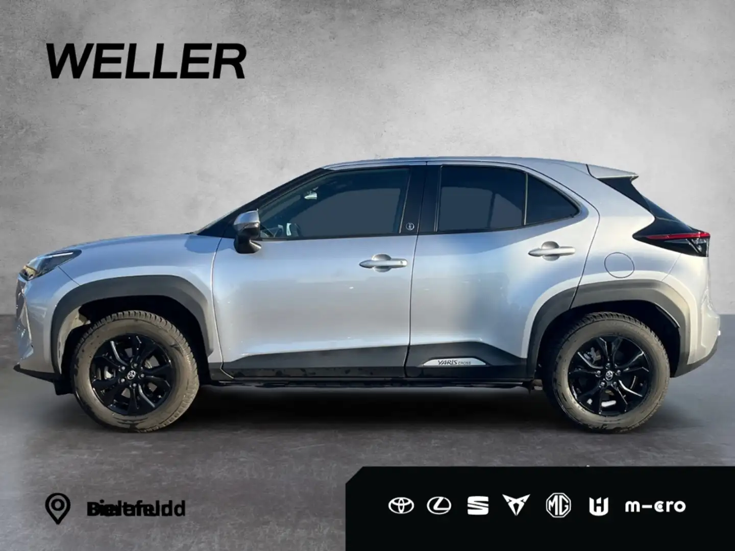 Toyota Yaris Cross Hybrid 1.5 Team Deutschland *Matrix*CAM*CarPlay* Silber - 2