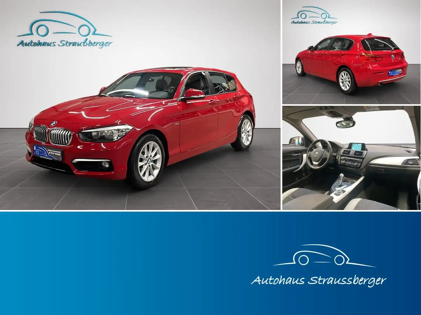 BMW 118 Baureihe 1 Lim. 5-trg. 118 i Urban Line Czerwony - 1