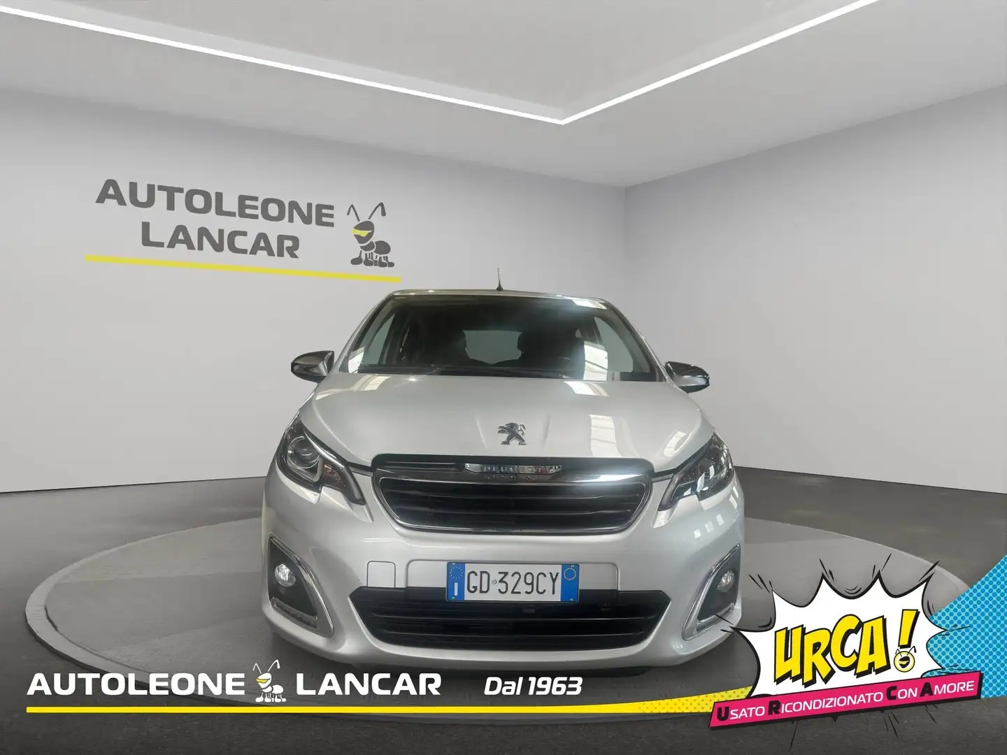 Peugeot 108 5p 1.0 vti Allure 72cv 1 PROPRIETARIO E6 Grigio - 2