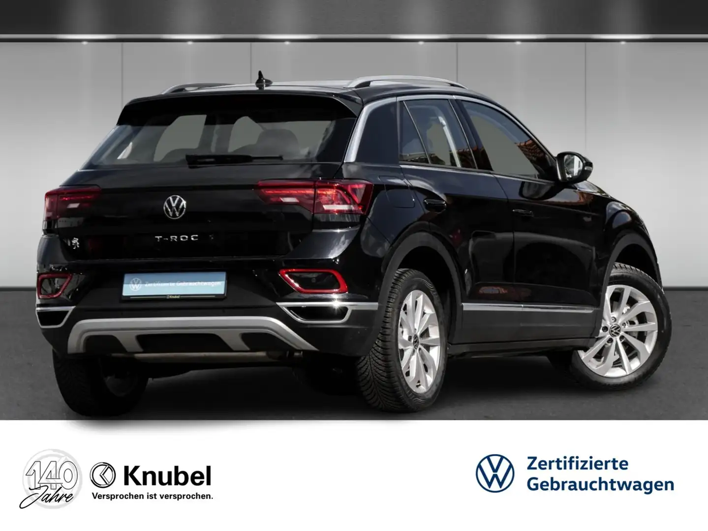 Volkswagen T-Roc Style 1.5 TSI DSG LED+ Navi TravelA. Keyless Schwarz - 2