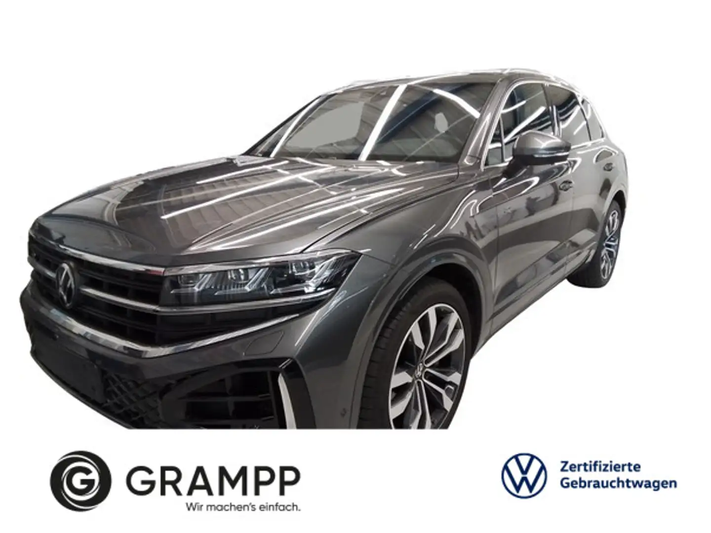Volkswagen Touareg R-Line 3.0TSI 4Motion +AHK+LUFT+PANO+ Gris - 1