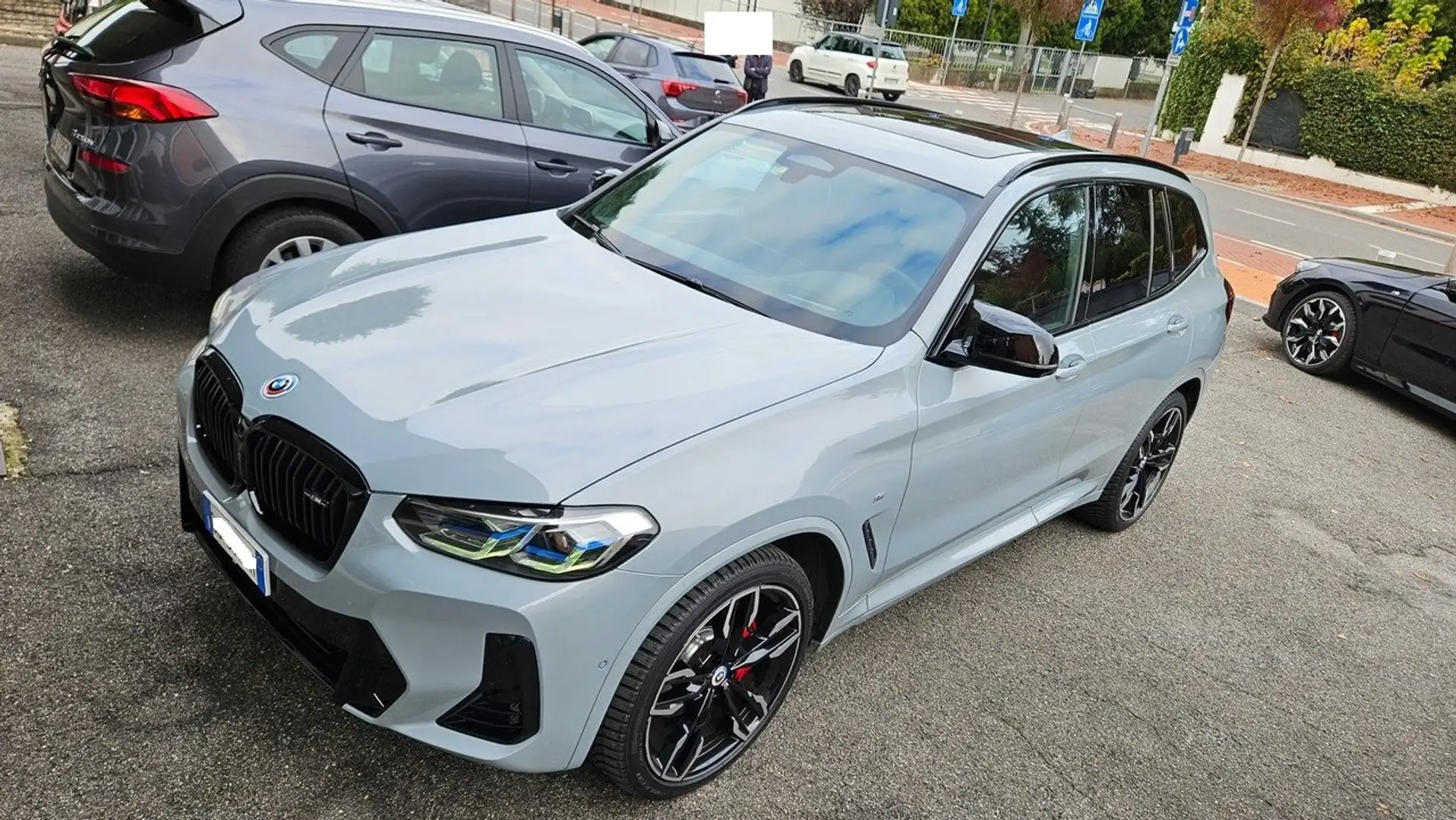 BMW X3 X3 G01 2021 xdrive M40d mhev 48V LASER TETTO FULL Gris - 1