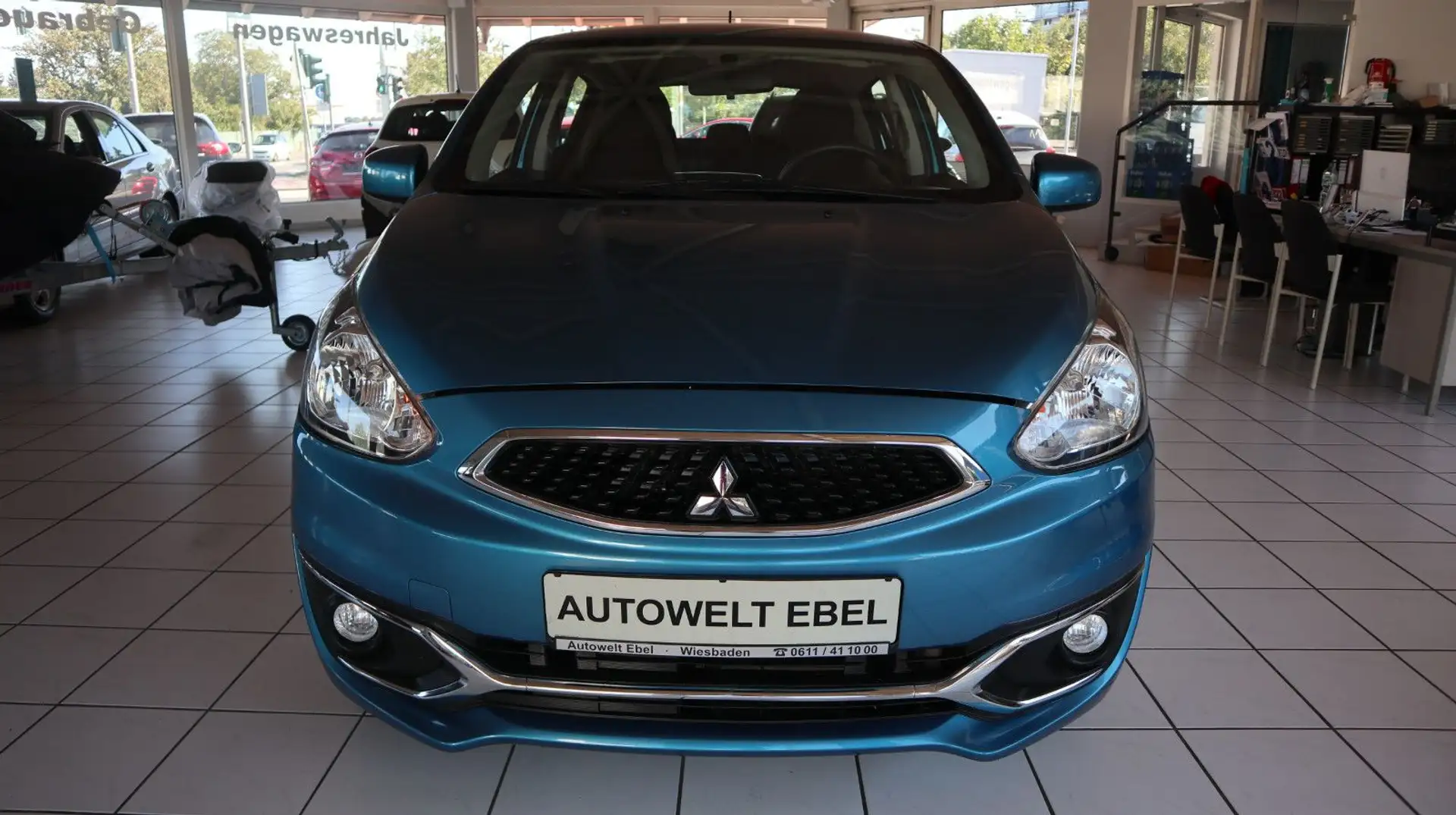 Mitsubishi Space Star *71PS*KLIMA*USB*ELEKTR. FH*INSP. NEU* Blau - 2