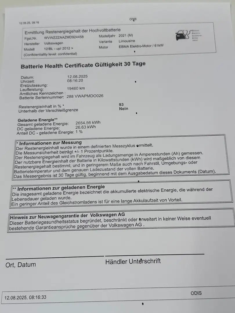 Volkswagen e-up! United RFK GRA CCS WSSheizb SHZ LM15 DAB Weiß - 2