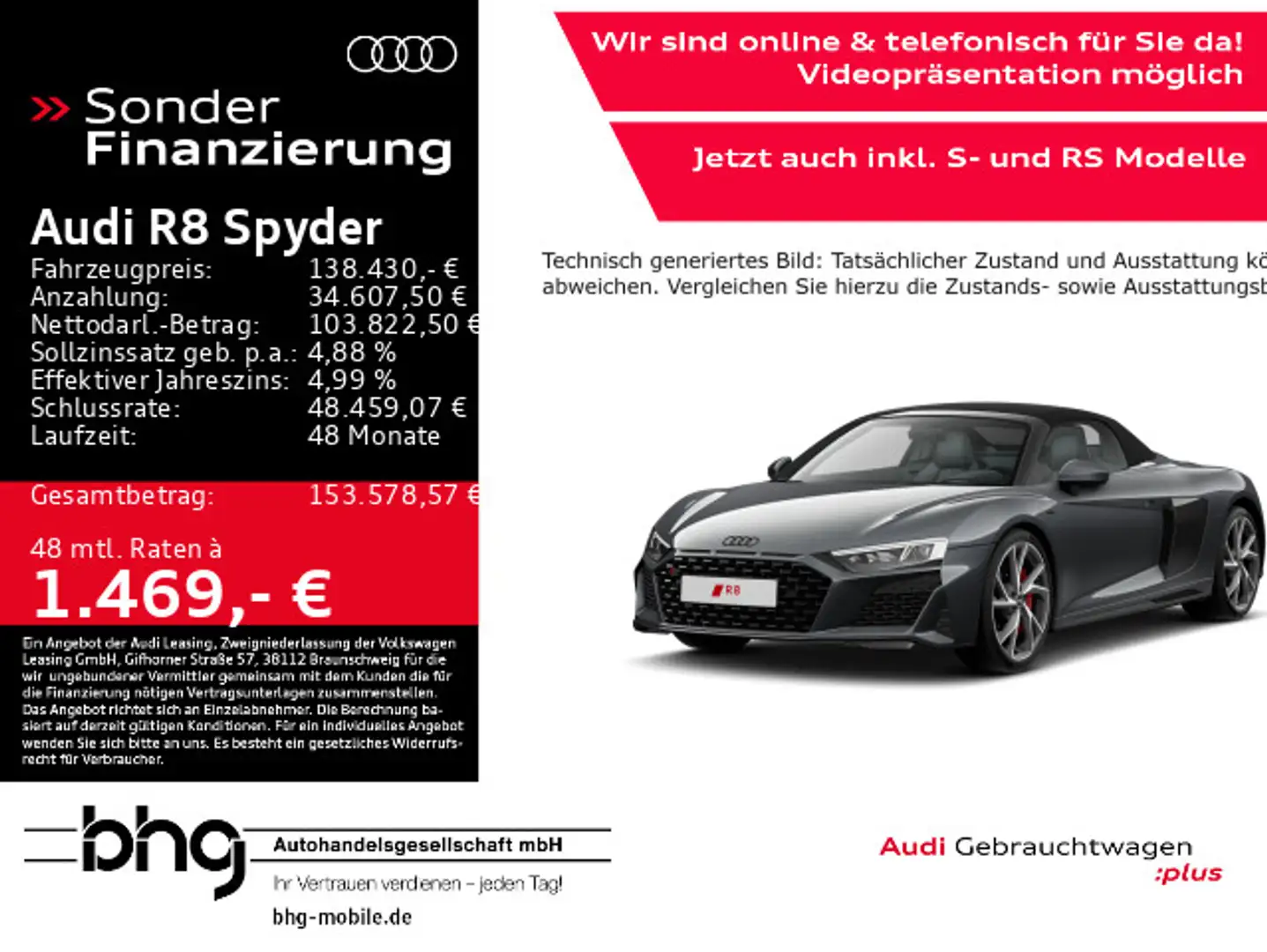 Audi V10 5.2 FSI RWD S tronic Grau - 1