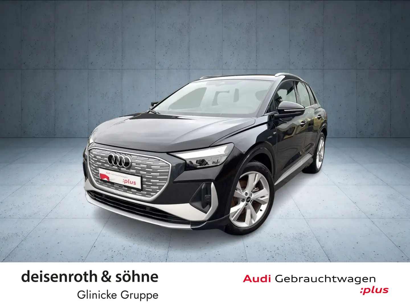 Audi Q4 e-tron 35 S line Nav/EPH/20"/Assist/SHZ/Temp Schwarz - 1