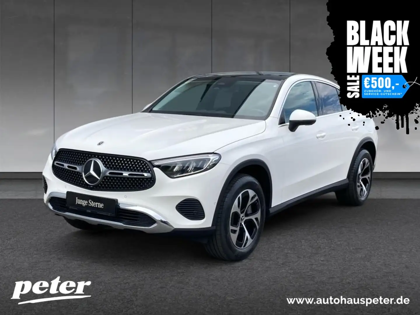 Mercedes-Benz GLC 300 e 4M Coupé Avantgarde/Pano-SD/Distronic/ Wit - 1