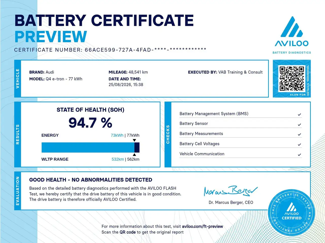 Audi Q4 45 e-tron*77 kWh*94.7% SOH*QUATTRO*SPORTBACK*, миниатюра 2