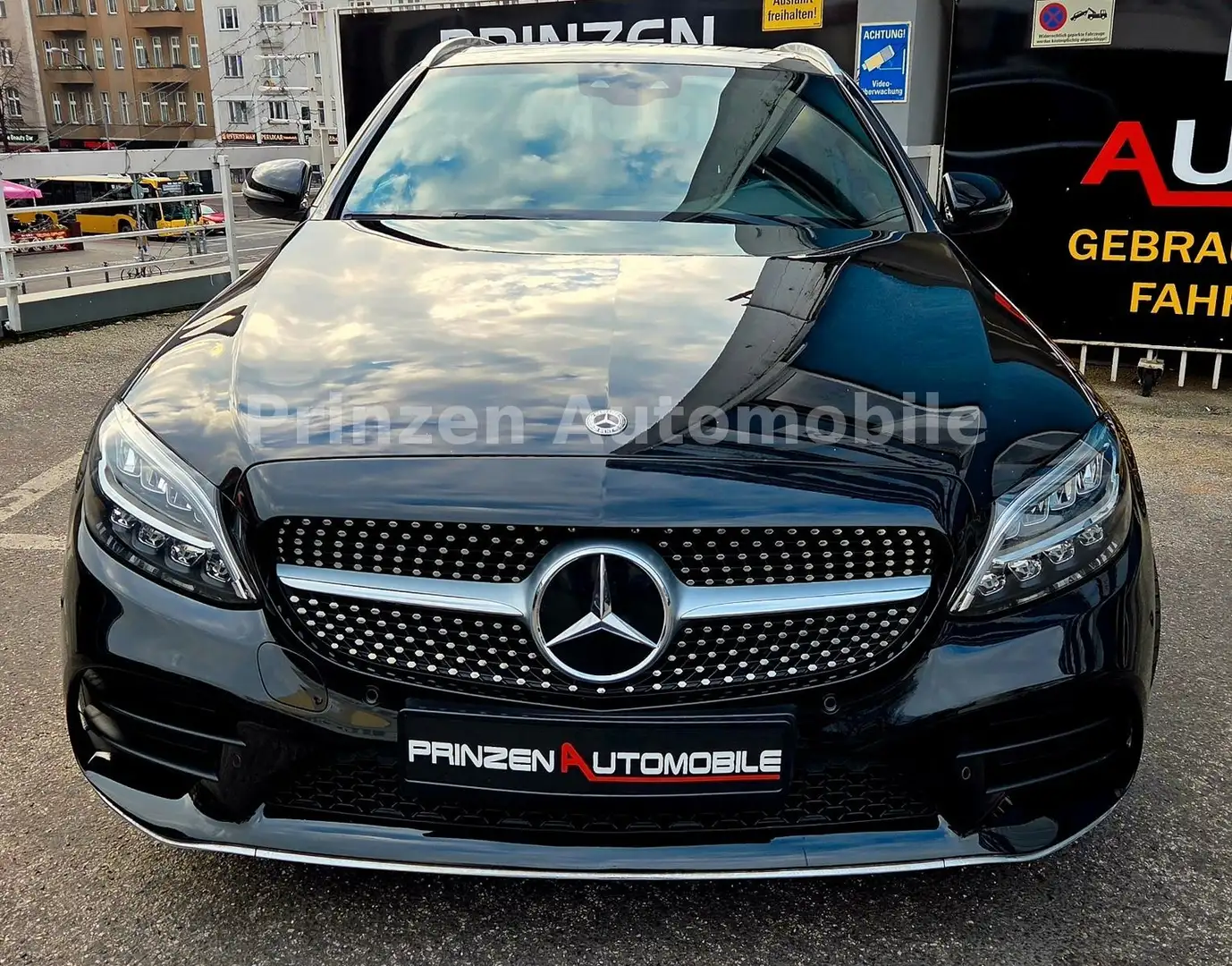 Mercedes-Benz C 200 T d AMG*PANO*SPUR*R.CAM*TOTW*AHK*LEDER Noir - 2