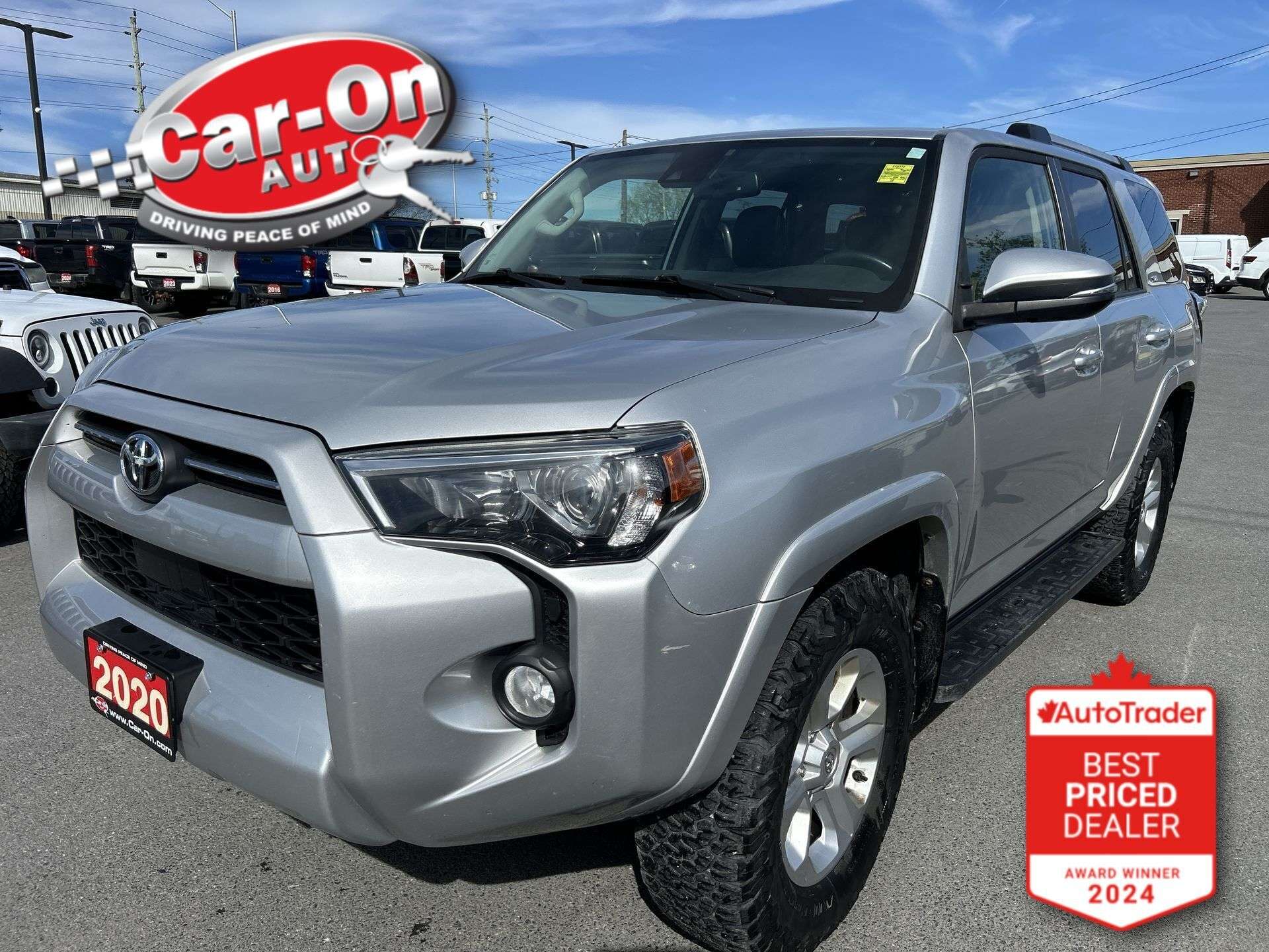 Silver 2020 Toyota 4Runner SR5 4WD SUV / Crossover Four-Wheel Drive Automatic