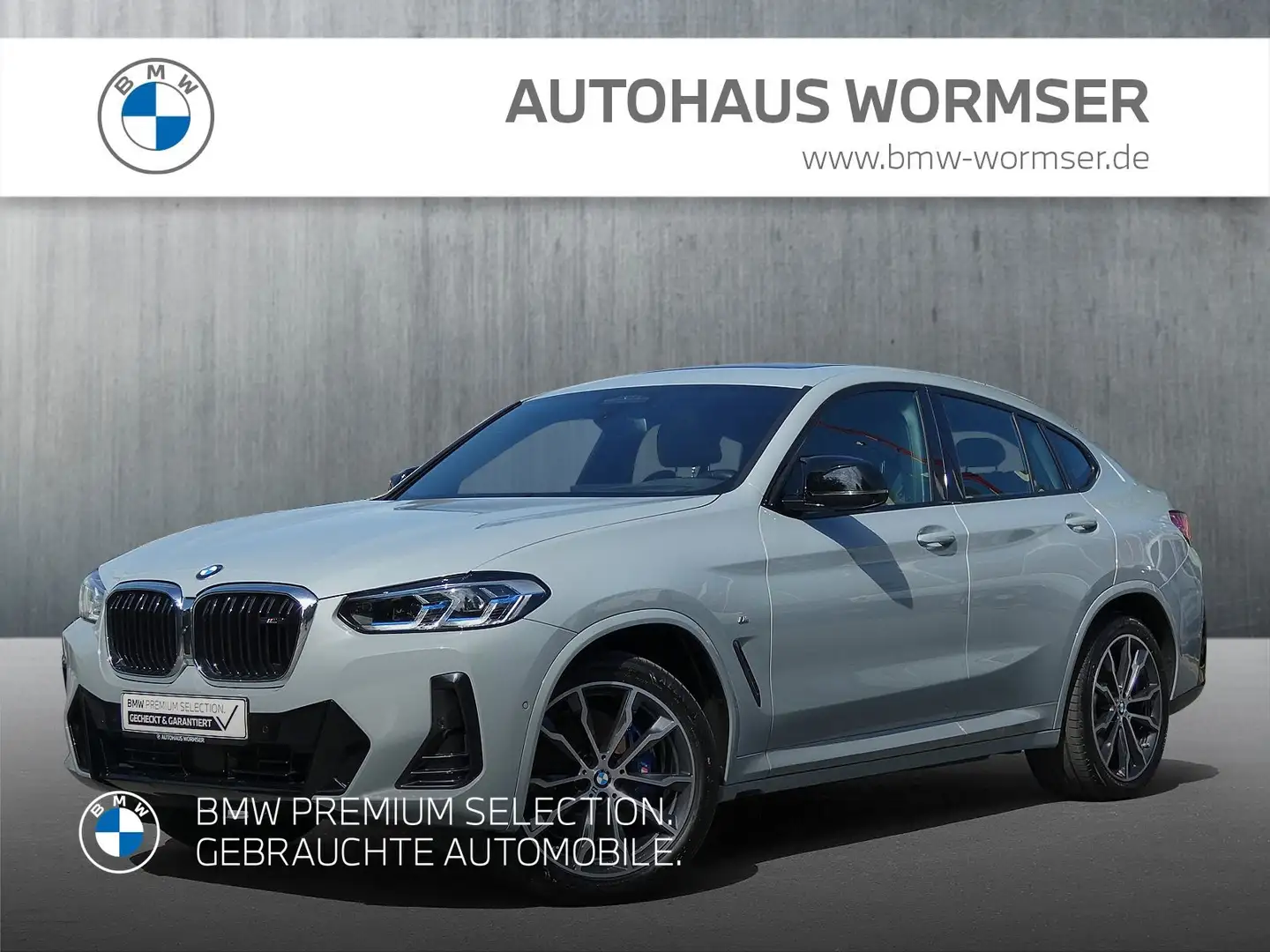 BMW X4 M 40d Head-Up HiFi DAB WLAN Pano.Dach Shz Szary - 1