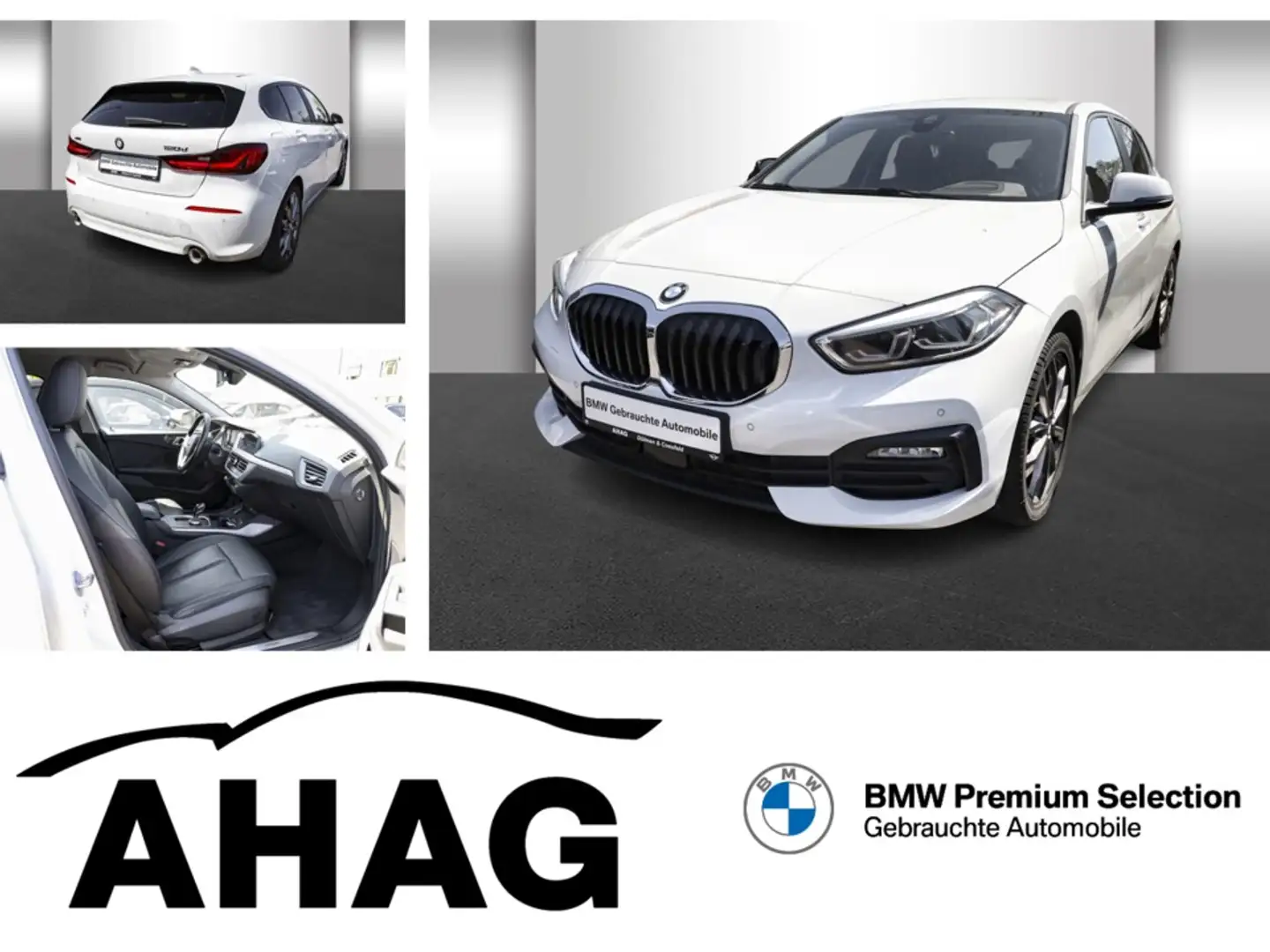 BMW 120 d xDrive Advantage Aut. Head-Up AHK LED PDC Weiß - 1