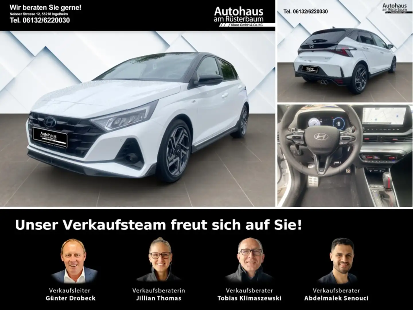 Hyundai i20 N Line (MY25) 1.0 (100 PS) 7-DCT, Assistenzpaket, Wit - 1