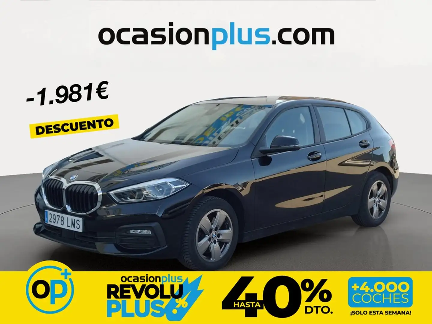 BMW 116 116dA Negro - 1