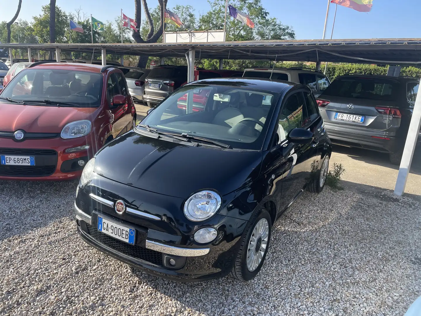 Fiat 500 1.2 Lounge 69cv ottima appena tagliandata Nero - 1