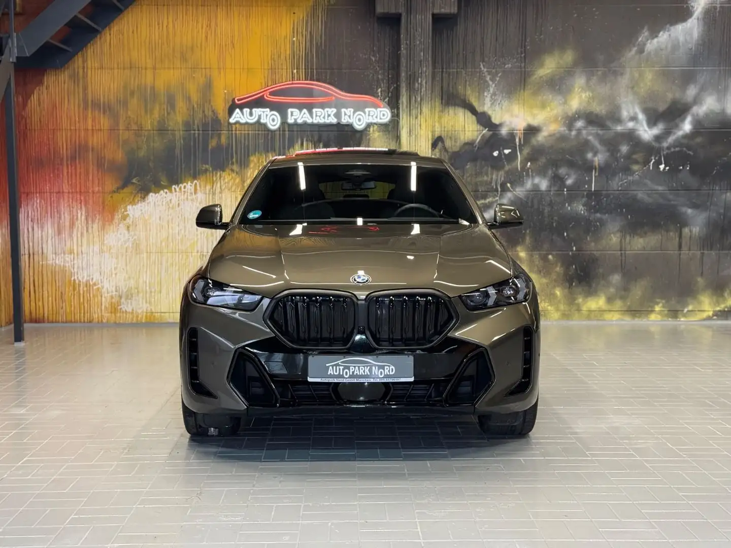 BMW X6 40d xDrive M Sport Pro ~PANO~360°~HUD~H&K~22 Marrón - 2