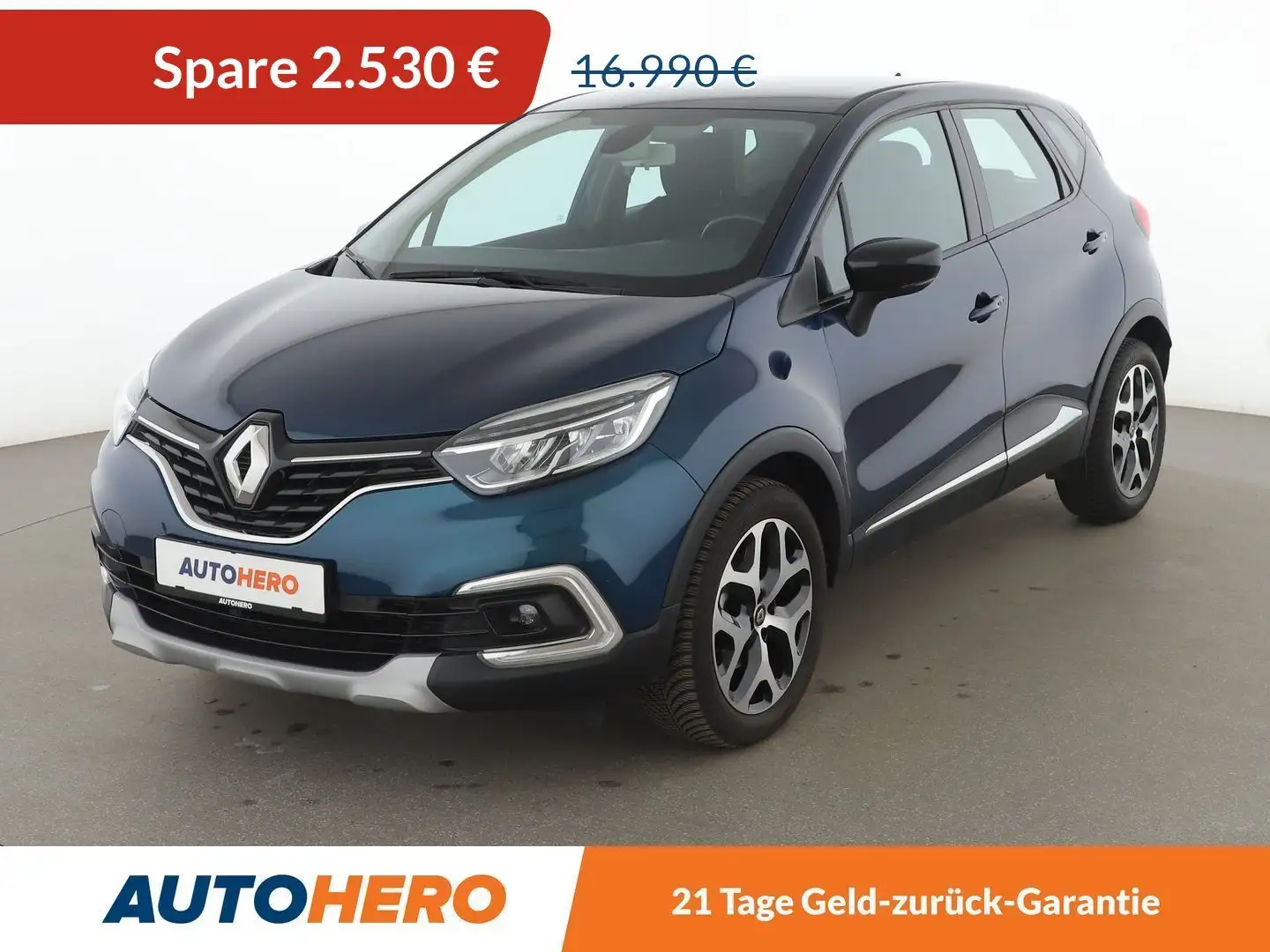 Renault Captur 1.3 TCe Intens*NAVI*CAM*PDC*SHZ*TEMPO*KLIMA* Blau - 1