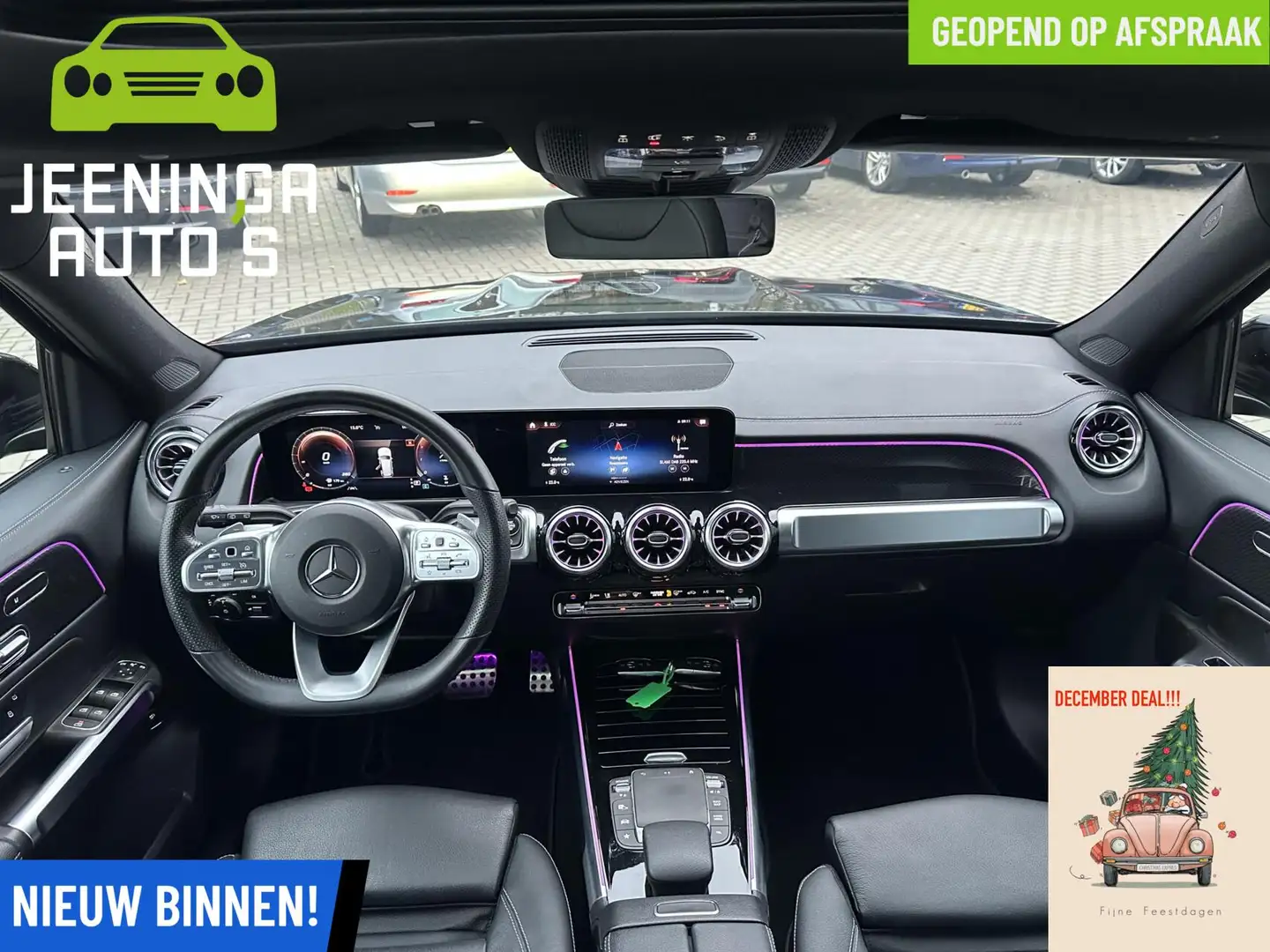 Mercedes-Benz GLB 250 4MATIC Premium Plus|AMG|360Camera|Memory|Pano|Leer Negro - 2