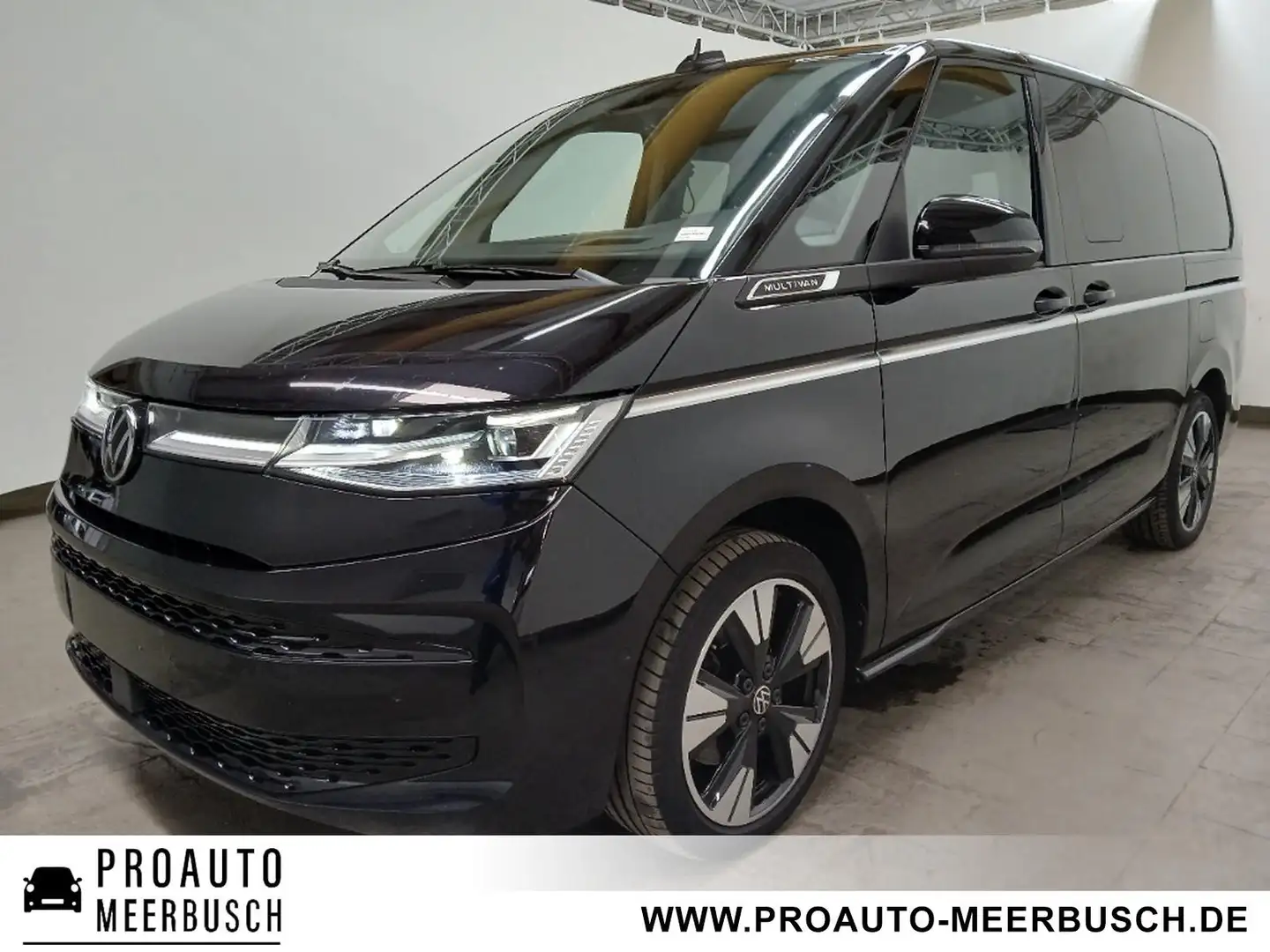 Volkswagen T7 Multivan Style lang AHK/HARMAN/PANO/STNDHZNG/19 Noir - 1