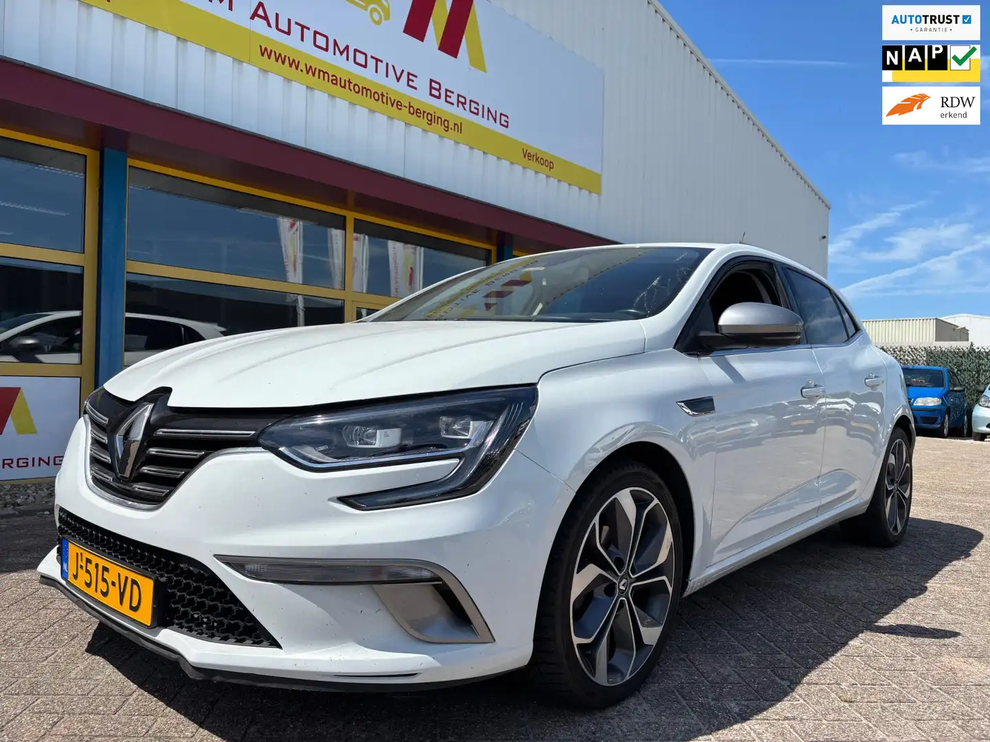 Renault Megane 1.2 TCe GT-Line AUTOMAAT Wit - 1